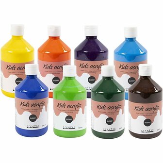 Acrylverf Glossy, 8x500ml