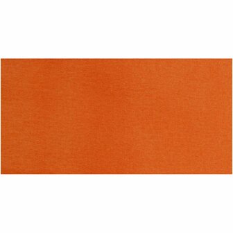 Crepepapier, 50x250 cm, oranje, 1x10vouw