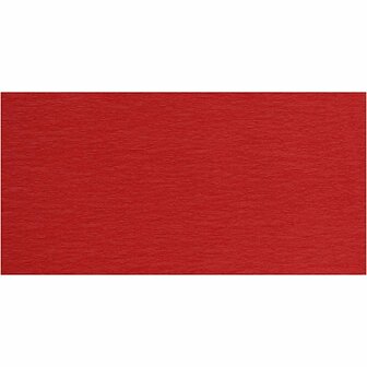 Crepepapier, 50x250 cm, rood, 1x10vouw