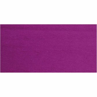 Crepepapier, 50x250 cm, violet, 1x10vouw