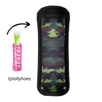 Ijslollyhoes - Push Up Ijsjeshouder - Ijs Stick Houder -  Camouflage Leger