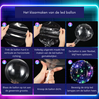 Led Light Ballonnen - Lichtgevende Ballonnen - Ballonnen Met Lampjes 