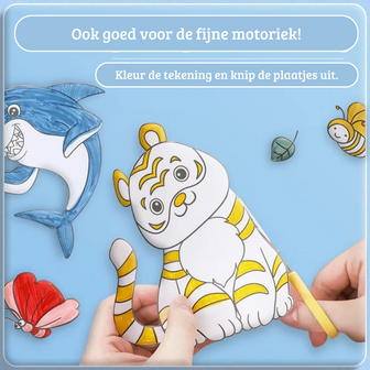 Tekenrol Voor Kinderen - Rol Papier Met Kleurplaten - Kleurplaten Rol -