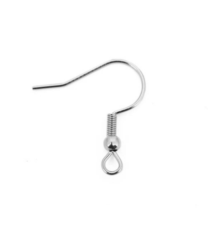 Franse Oorbelhaken - Oorbelhangers - DIY - Oorbellen Maken - 925 Sterling Zilver - 18mm - 10 Stuks