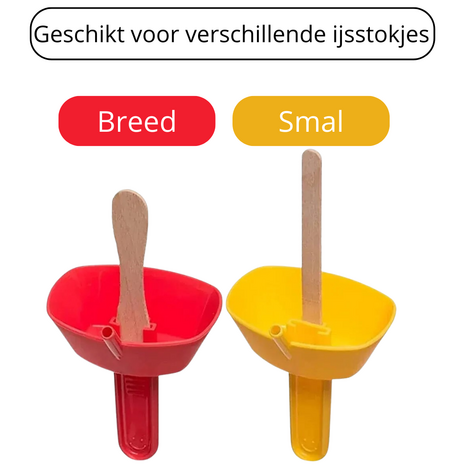 Lekbakje Ijs - Ijshouder - Ijshoorntje Opvangbankje - Niet Smeren - Ijs Eten Kinderen - Blauw - 2 stuks