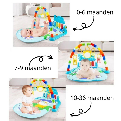 Babygym Speelmat Met Boog En Speeltjes