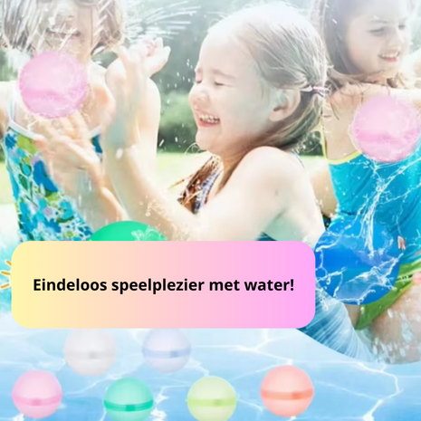 Herbruikbare Waterballonnen - Duurzame Waterballonnen - Water ballonnen Set - Milieuvriendelijk - Zomer Speelgoed - Buitenspeel