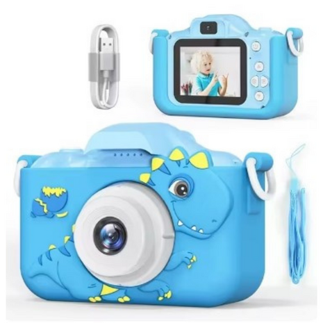 Kindercamera - Camera Voor Kinderen - Kinder Fotocamera - Speelgoedcamera -1080p HD - Blauw