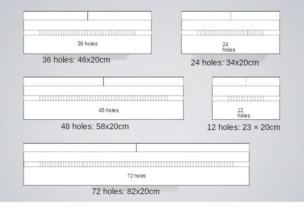 Roletui - Oprolbare Etui - Schooletui - Etui voor potloden, pennen, stiften, kwasten, make up - Canvas - Bloemenprint - 23x12cm - 12 gaten