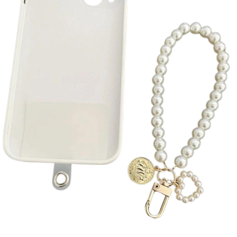 Lanyard Armband - Mobiele Telefoon Koord - Armband Met Hanger Telefoon - Telefoonhouder -  Anti Verlies - Parels