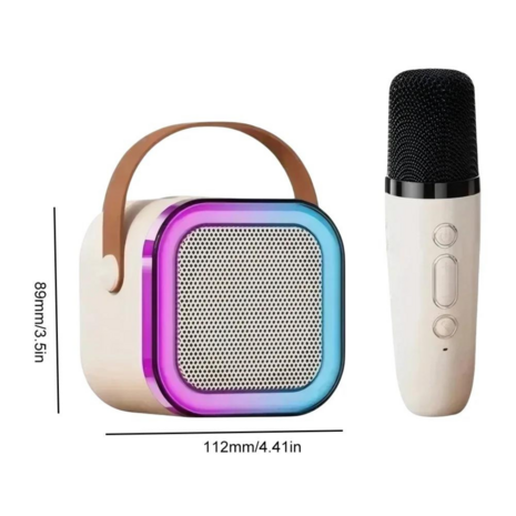 Karaoke Set Met 2 Microfoons - Draagbare Karaoke Machine - Bluetooth - Voor Thuis - Mini Karaoke Set