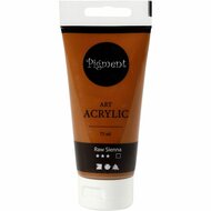 Acrylverf – Raw Sienna Verf – Acrylaatverf – Acrylic paint – Hobbyverf – Sneldrogend – Dekkend – Pigment Art – 75 ml