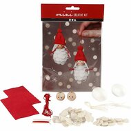 Creative mini kit, Kerstelven, H: 8 cm, 1 doos