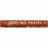 Gallery Oliepastels Premium, roodbruin (237), L: 7 cm, dikte 11 mm, 6 stuk/ 1 doos