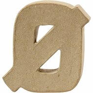 Letter, Ø, H: 10 cm, dikte 2 cm, 1 stuk