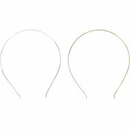 Haarband, L: 14 cm, B: 5 mm, 2 stuk/ 1 doos