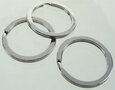 Sleutelhanger ring plat 28 mm 5 stuks