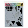 Dylusions stencil large - 2 inch quilt