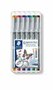 Staedtler set 6 pigment liners kleur 0.3 mm