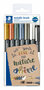 Staedtler metallic brush & pigment liner set