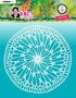 Mask stencil Floral wheel - ABM Back to nature nr. 83