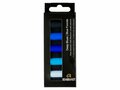 Rembrandt 5 halve softpastels set diepe blauwen