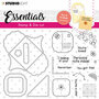 Stamp & Die cut set - Essentials square fancy envelope nr. 58