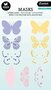 Mask stencil A5 fly butterfly - essentials nr. 171