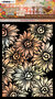 Mask stencil A6 sunflower pattern - sunflower kisses nr. 199