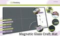 CraftEmotions Magnetic glass craft mat