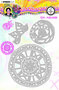 Embossing Die cut stencil Geo mandala - Marlene's world nr. 15