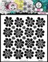 Mask stencil Flower power - ABM Signature collection nr. 210