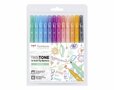 Tombow Twintone marker set pastel 12 stuks