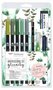 Tombow watercoloring set greenery