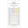 Zebra mildliner set 5 stuks - gentle colors