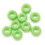 Kralen 9 mm lime ± 125 stuks