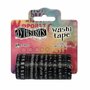 Dylusions Washi tape black - 12 rolletjes