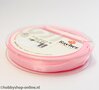 Satijnlint 7 mm roze 10 meter