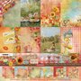 Scrapbookpapier set 12 vel - Sunflower kisses nr. 27