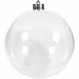 Deco ballen, transparant, d 13,6 cm, 1 stuk