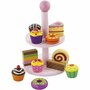 VIGA cupcakes met taartplateau, afm 25.5 cm, 1 set