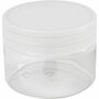 Plastic voorraadpotten, H: 5 cm, d 6,5 cm, 110 ml, 20 stuk/ 1 zak