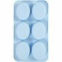 Silicone vormen, H: 2,5 cm, L: 28 cm, B: 16 cm, gatgrootte 7,8 x 6,1 cm, 100 ml, 1 stuk