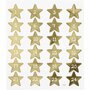 Stickers - Goud - Sterren - Cijfers - Decoratie, Kaarten Maken - 15x16,5cm - 24 stickers - 1 vel