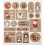 Stickers - Kerst - 15x16,5 cm