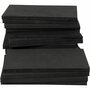 Foam platen - EVA Foam - Zwart - DIY, String Art - 20x12cm - Dikte 10mm - 16 stuks