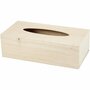 Tissuedoos Keizerin Boom - Houten Tissuedoos - DIY Decoratie Tissuedoos - Schuifdeksel Tissuedoos - 27x14x8 cm