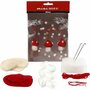 Creative mini kit, hangende paddestoelen, H: 5.5 cm, 1 set