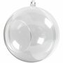 Transparante Plastic Ballen - Deco Ballen met Opening - DIY Knutselballen - Ophangbare Ballen voor Decoratie - Tweedelige Ballen - Diameter 8 cm - 5 Stuks