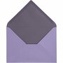 Envelop, donkerpaars/paars, afmeting envelop 11,5x16 cm, 100 gr, 10 stuk/ 1 doos